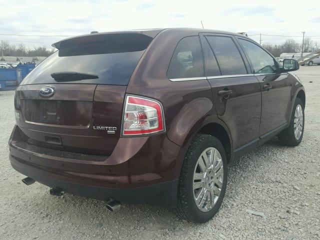 2FMDK4KC9ABB07957 - 2010 FORD EDGE LIMIT BURGUNDY photo 4