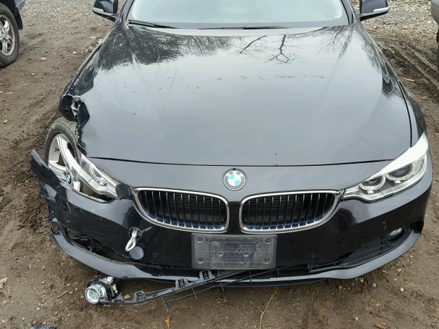 WBA3N9C54EF721496 - 2014 BMW 428 XI BLACK photo 7