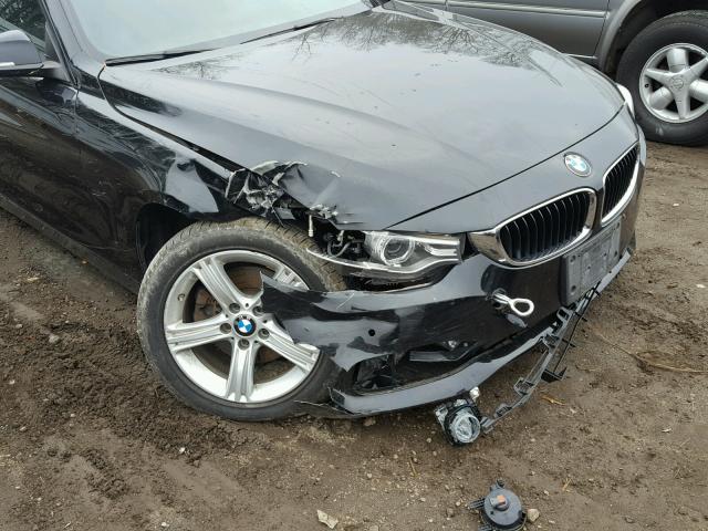 WBA3N9C54EF721496 - 2014 BMW 428 XI BLACK photo 9