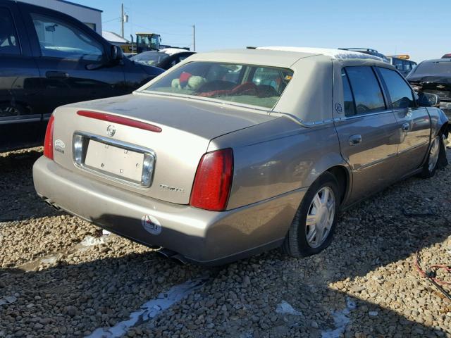 1G6KD54Y74U189113 - 2004 CADILLAC DEVILLE GOLD photo 4