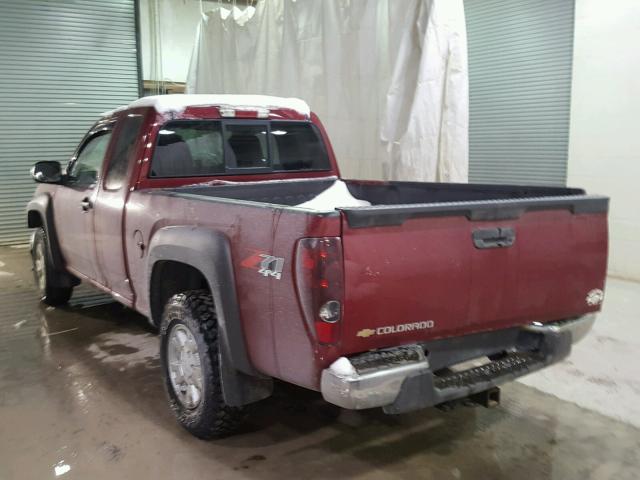 1GCDT196258136953 - 2005 CHEVROLET COLORADO RED photo 3