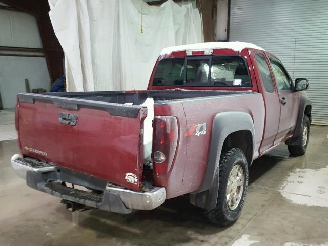 1GCDT196258136953 - 2005 CHEVROLET COLORADO RED photo 4