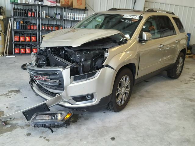 1GKKVRKD0EJ208481 - 2014 GMC ACADIA SLT ბეჟი ფოტო 2