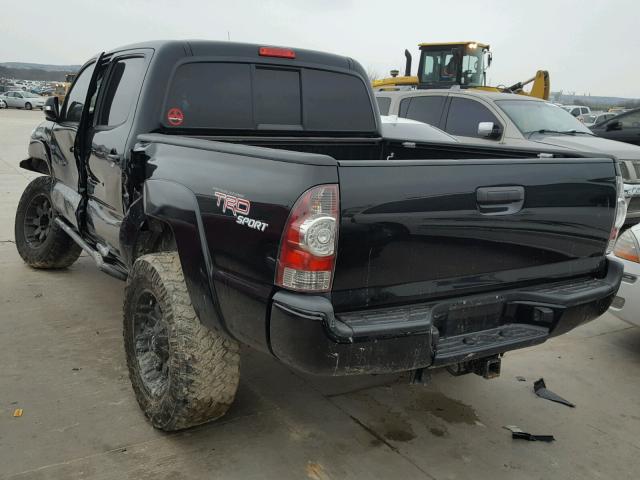 5TFLU4EN8DX078147 - 2013 TOYOTA TACOMA DOU BLACK photo 3