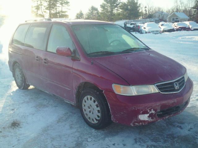 2HKRL18652H539295 - 2002 HONDA ODYSSEY EX RED photo 1