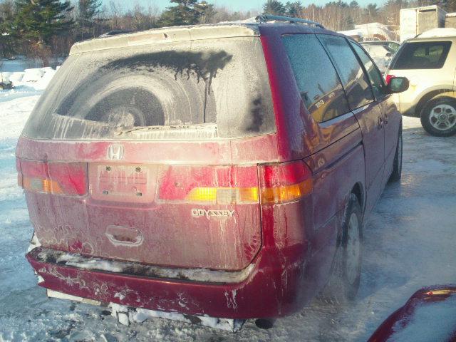 2HKRL18652H539295 - 2002 HONDA ODYSSEY EX RED photo 4