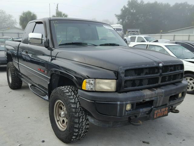 1B7HF13Z8VJ551036 - 1997 DODGE RAM 1500 BLACK photo 1