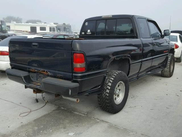 1B7HF13Z8VJ551036 - 1997 DODGE RAM 1500 BLACK photo 4
