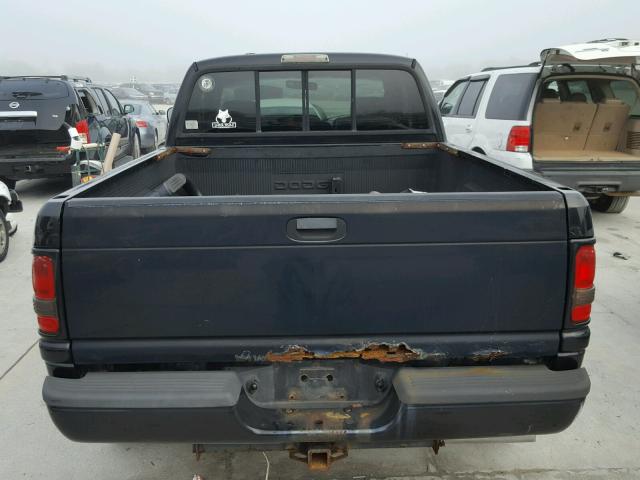 1B7HF13Z8VJ551036 - 1997 DODGE RAM 1500 BLACK photo 9