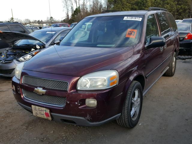 1GNDV23148D127090 - 2008 CHEVROLET UPLANDER L MAROON photo 2