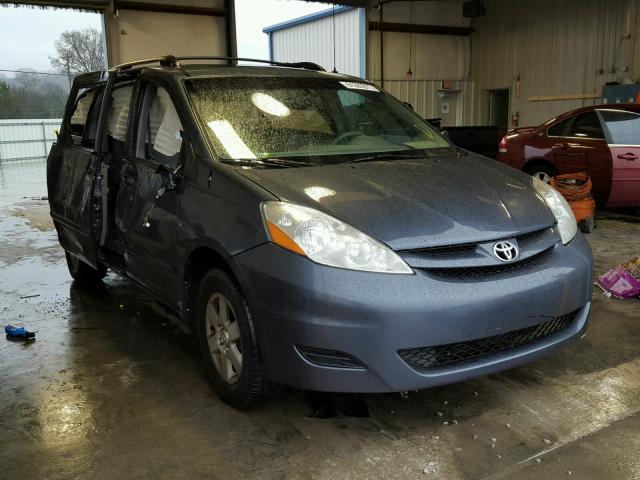 5TDZK23C87S075779 - 2007 TOYOTA SIENNA CE BLUE photo 1