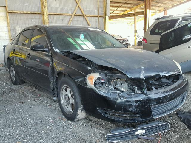 2G1WB58K181277126 - 2008 CHEVROLET IMPALA LS BLACK photo 1