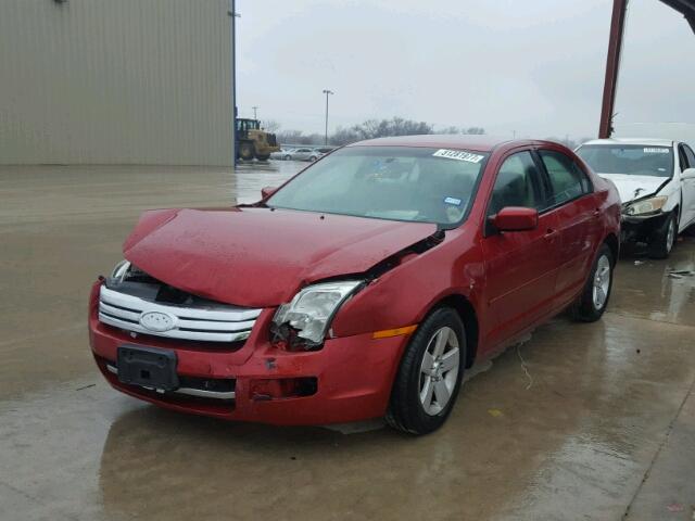 3FAFP07166R194634 - 2006 FORD FUSION SE RED photo 2