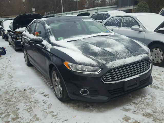 3FA6P0H74FR107977 - 2015 FORD FUSION SE BLACK photo 1