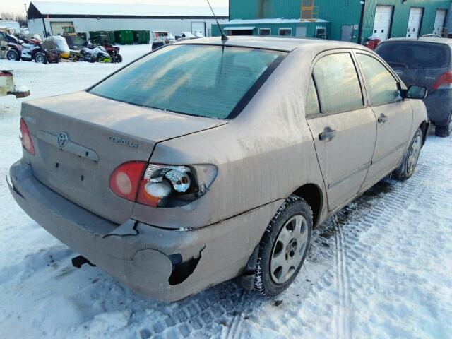 2T1BR32E13C705702 - 2003 TOYOTA COROLLA CE BEIGE photo 4