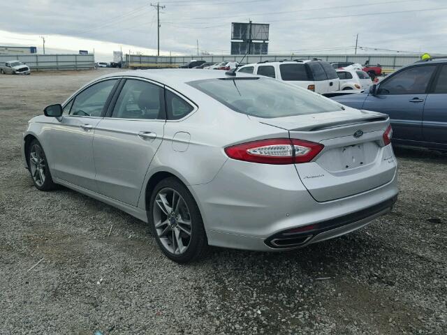 3FA6P0K99FR101814 - 2015 FORD FUSION TIT SILVER photo 3