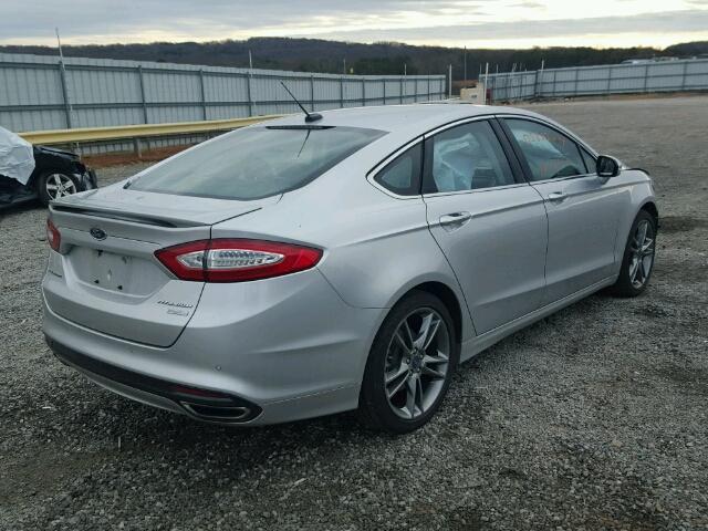 3FA6P0K99FR101814 - 2015 FORD FUSION TIT SILVER photo 4