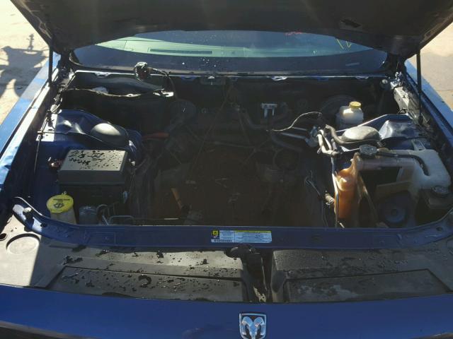 2B3CJ5DT8AH270197 - 2010 DODGE CHALLENGER BLUE photo 7