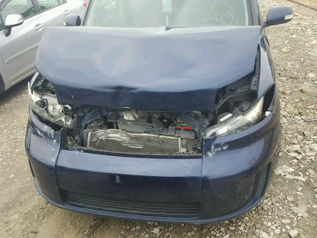 JTLKE50E481026078 - 2008 SCION XB BLUE photo 7