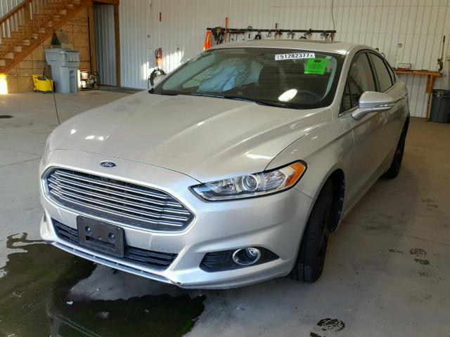 3FA6P0H76GR191950 - 2016 FORD FUSION SE SILVER photo 2