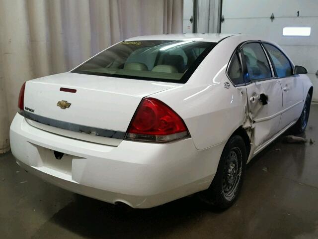 2G1WS55RX79319763 - 2007 CHEVROLET IMPALA POL WHITE photo 4