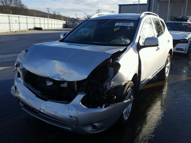 JN8AS5MT5BW565171 - 2011 NISSAN ROGUE S SILVER photo 2