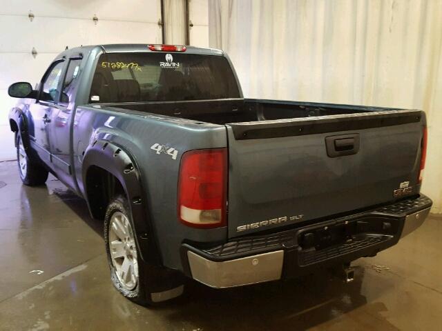 2GTEK19J371524114 - 2007 GMC NEW SIERRA BLUE photo 3