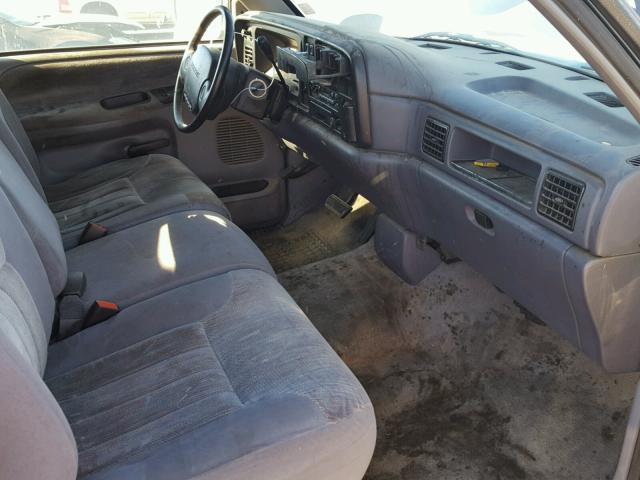 3B7HC13Y6VG796029 - 1997 DODGE RAM 1500 GREEN photo 5