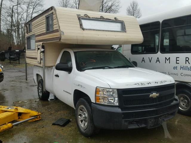 1GCEC14C38Z266191 - 2008 CHEVROLET SILVERADO WHITE photo 1