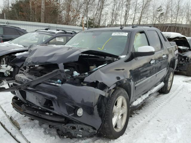 3GNFK32059G190929 - 2009 CHEVROLET AVALANCHE BLACK photo 2