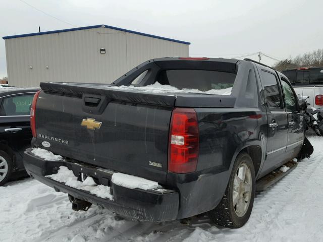 3GNFK32059G190929 - 2009 CHEVROLET AVALANCHE BLACK photo 4