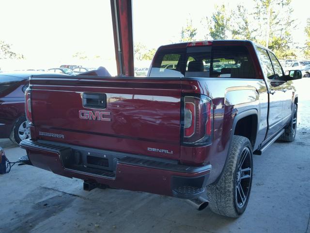 3GTU2PEJ4GG135302 - 2016 GMC SIERRA K15 MAROON photo 4