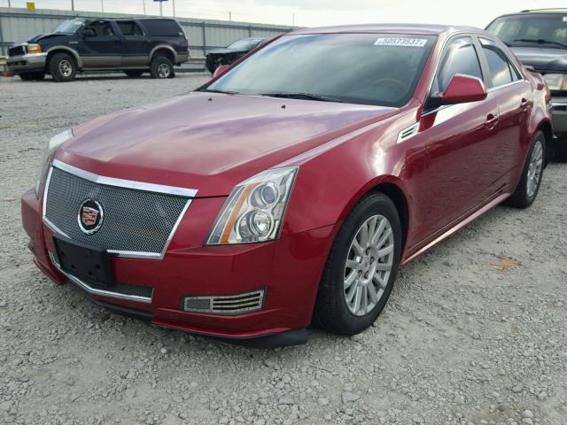 1G6DH5EGXA0105534 - 2010 CADILLAC CTS LUXURY MAROON photo 2