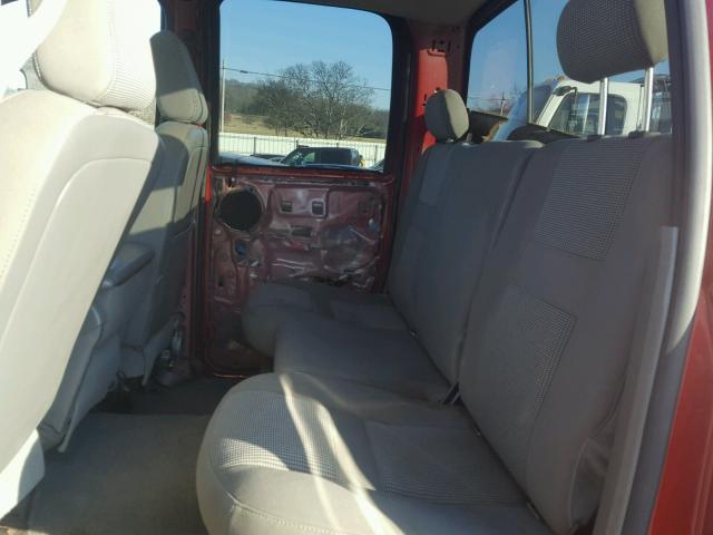 3D7KS28D06G125595 - 2006 DODGE RAM 2500 S RED photo 6