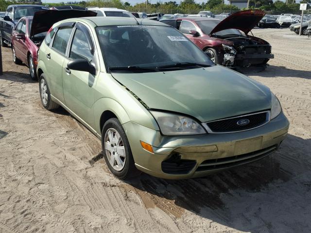 1FAHP37N57W196838 - 2007 FORD FOCUS ZX5 GREEN photo 1