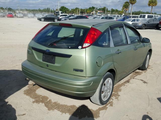 1FAHP37N57W196838 - 2007 FORD FOCUS ZX5 GREEN photo 4