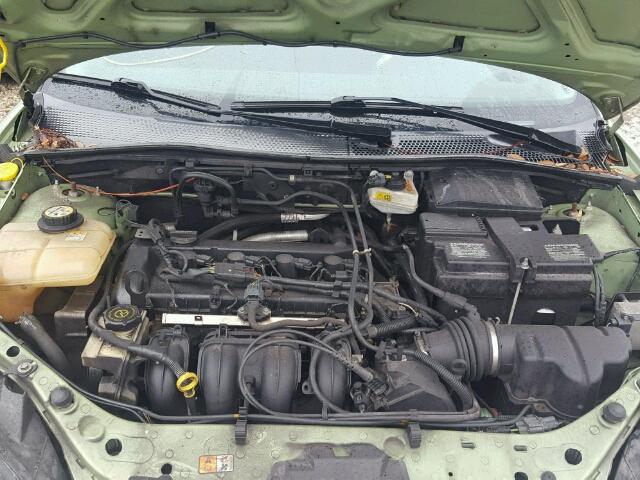 1FAHP37N57W196838 - 2007 FORD FOCUS ZX5 GREEN photo 7