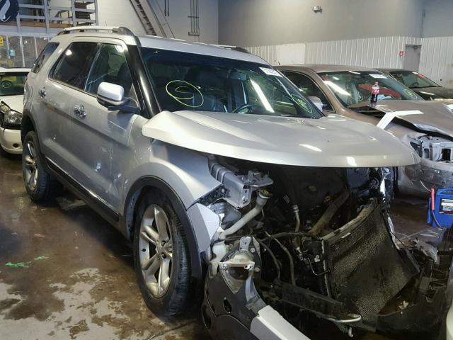 1FM5K8F87DGA59891 - 2013 FORD EXPLORER L SILVER photo 1