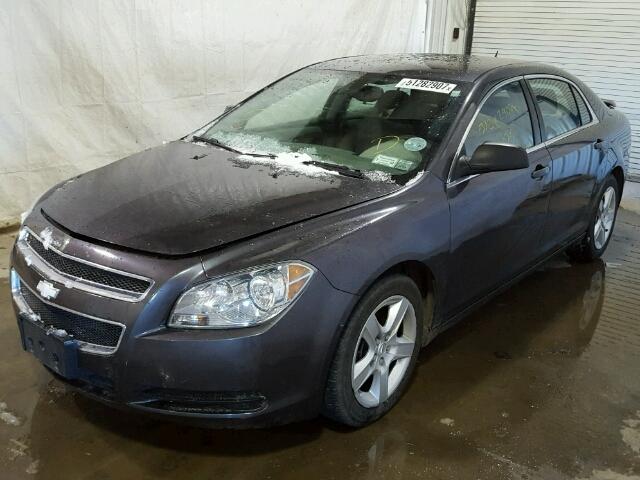 1G1ZA5E1XBF293272 - 2011 CHEVROLET MALIBU LS CHARCOAL photo 2