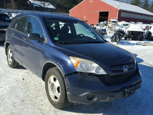 JHLRE38388C014363 - 2008 HONDA CR-V LX BLUE photo 1