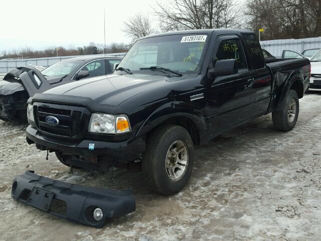 1FTKR4EE0APA45586 - 2010 FORD RANGER SUP BLACK photo 2