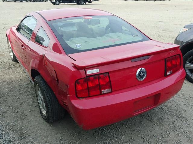 1ZVHT80N785191917 - 2008 FORD MUSTANG RED photo 3