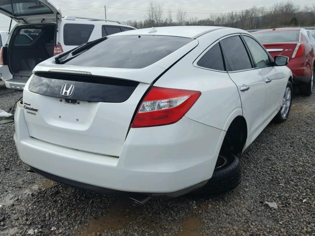 5J6TF1H50AL012659 - 2010 HONDA ACCORD CRO WHITE photo 4