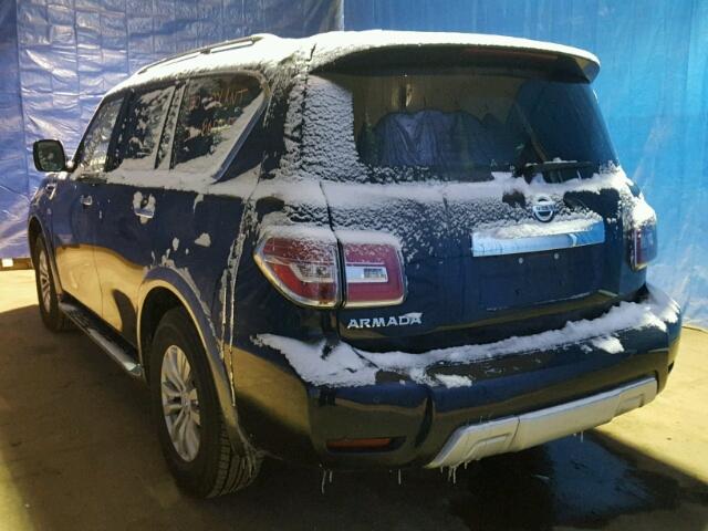 JN8AY2NC8J9552732 - 2018 NISSAN ARMADA SV BLUE photo 3