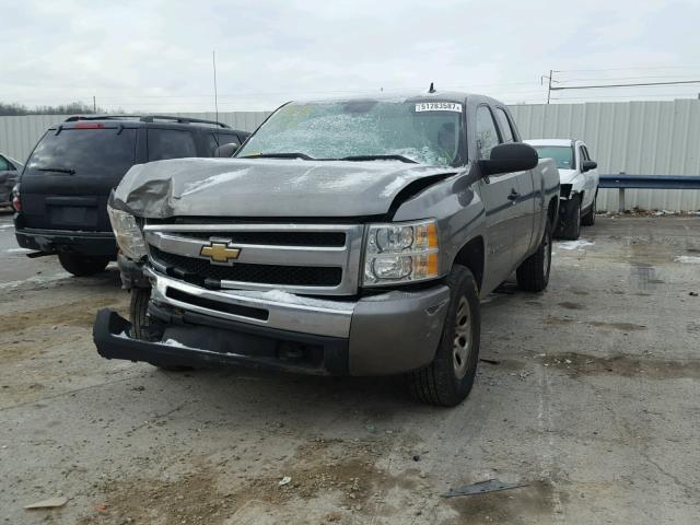 1GCEK19089Z237112 - 2009 CHEVROLET SILVERADO GRAY photo 2