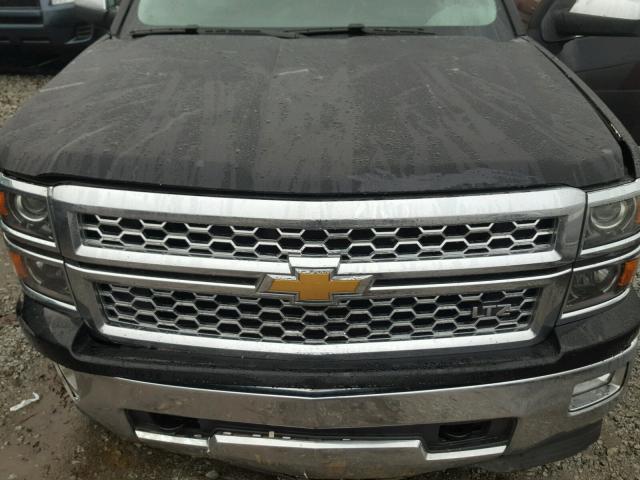 3GCUKSEC2FG396897 - 2015 CHEVROLET SILVERADO BLACK photo 7