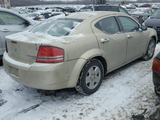 1B3CC4FBXAN161353 - 2010 DODGE AVENGER SX GOLD photo 4