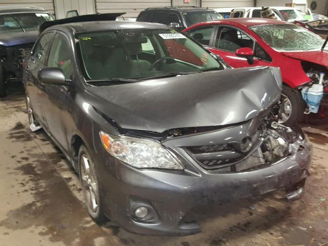 2T1BU4EE1BC576214 - 2011 TOYOTA COROLLA BA GRAY photo 1