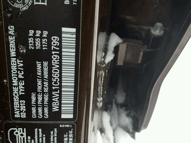 WBAVL1C56DVR91799 - 2013 BMW X1 XDRIVE2 Braun Foto 10
