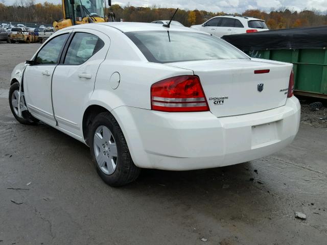 1B3CC4FB8AN167216 - 2010 DODGE AVENGER SX WHITE photo 3